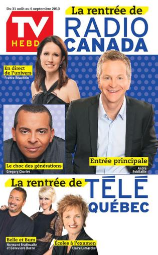Tv Hebdo August 22nd, 2013 Digital Back Issue Cover