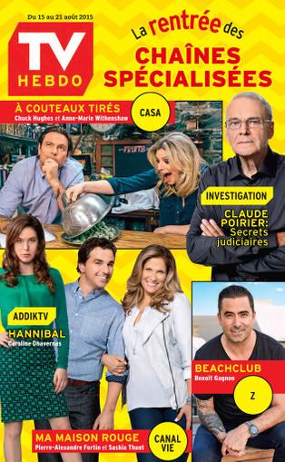 Tv Hebdo August 6th, 2015 Digital Back Issue Cover