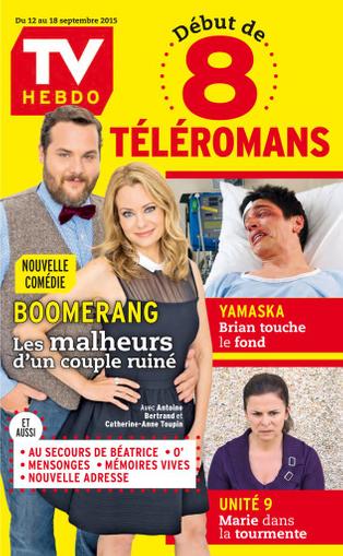 Tv Hebdo September 4th, 2015 Digital Back Issue Cover
