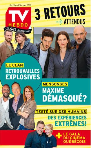Tv Hebdo March 10th, 2016 Digital Back Issue Cover