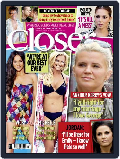 Closer United Kingdom March 24th, 2015 Digital Back Issue Cover