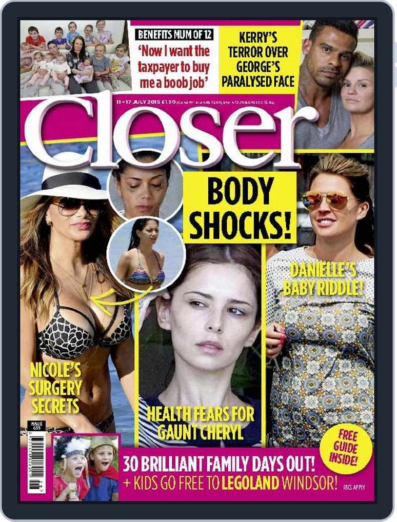 Closer United Kingdom ISSUE 812 (Digital), 58% OFF