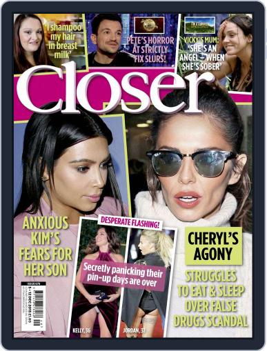 Closer United Kingdom December 1st, 2015 Digital Back Issue Cover