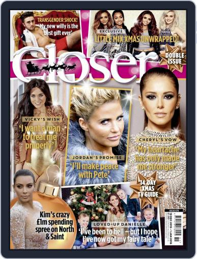 Closer United Kingdom December 15th, 2015 Digital Back Issue Cover