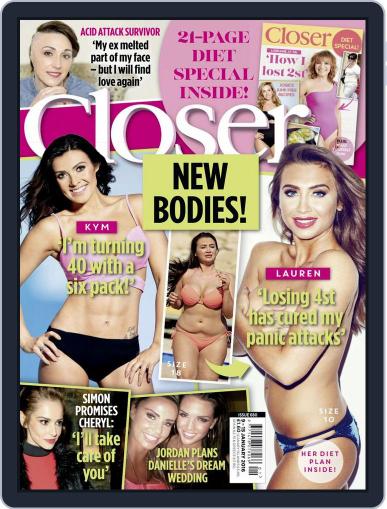 Closer United Kingdom January 5th, 2016 Digital Back Issue Cover