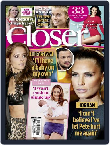 Closer United Kingdom January 30th, 2016 Digital Back Issue Cover