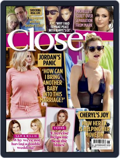 Closer United Kingdom February 9th, 2016 Digital Back Issue Cover