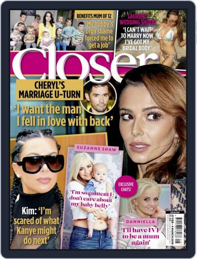 Closer United Kingdom February 23rd, 2016 Digital Back Issue Cover