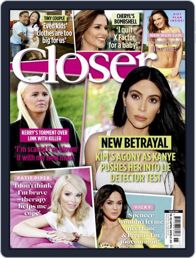 Closer United Kingdom April 12th, 2016 Digital Back Issue Cover