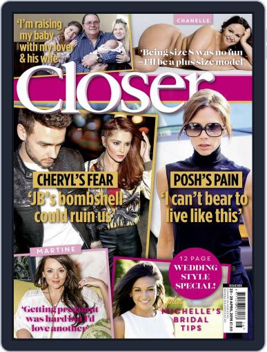 Closer United Kingdom April 19th, 2016 Digital Back Issue Cover