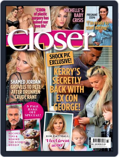 Closer United Kingdom August 15th, 2016 Digital Back Issue Cover