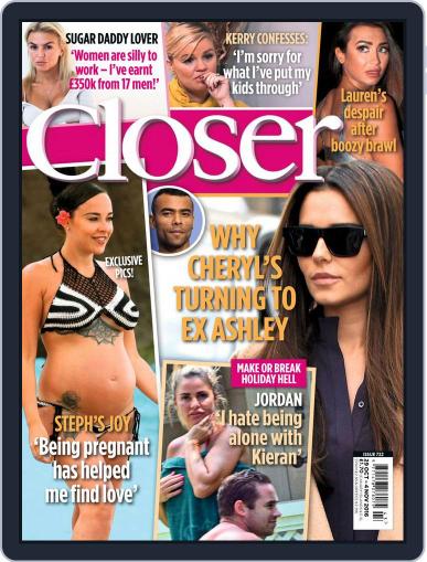 Closer United Kingdom October 25th, 2016 Digital Back Issue Cover