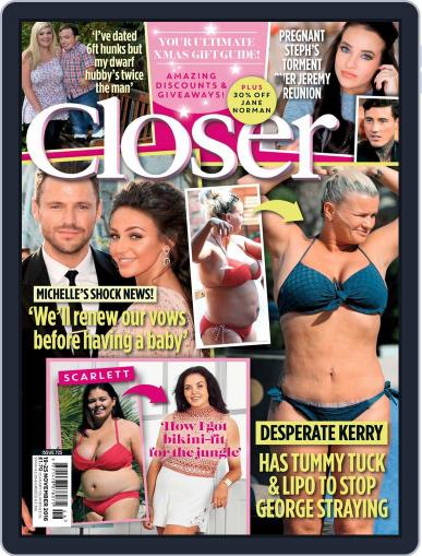 Closer United Kingdom November 15th, 2016 Digital Back Issue Cover