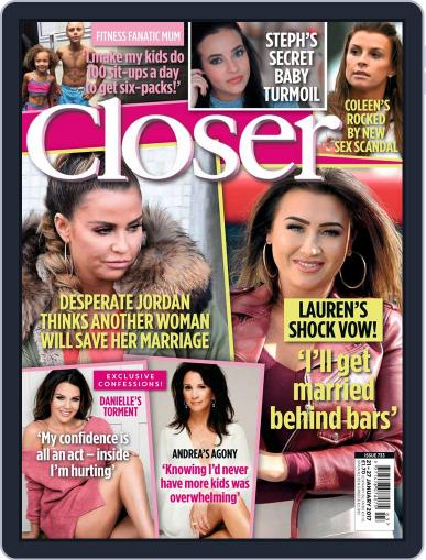 Closer United Kingdom January 21st, 2017 Digital Back Issue Cover