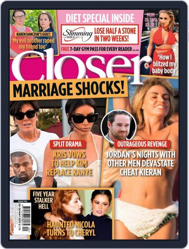 Closer United Kingdom May 16th, 2017 Digital Back Issue Cover