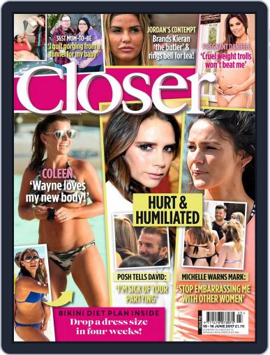 Closer United Kingdom June 6th, 2017 Digital Back Issue Cover