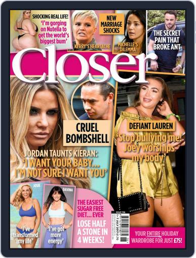 Closer United Kingdom June 27th, 2017 Digital Back Issue Cover