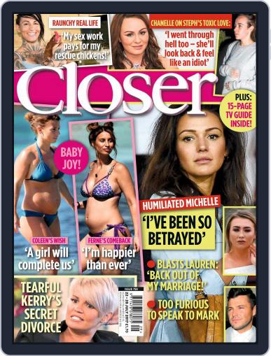 Closer United Kingdom July 18th, 2017 Digital Back Issue Cover