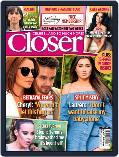 Closer United Kingdom July 25th, 2017 Digital Back Issue Cover