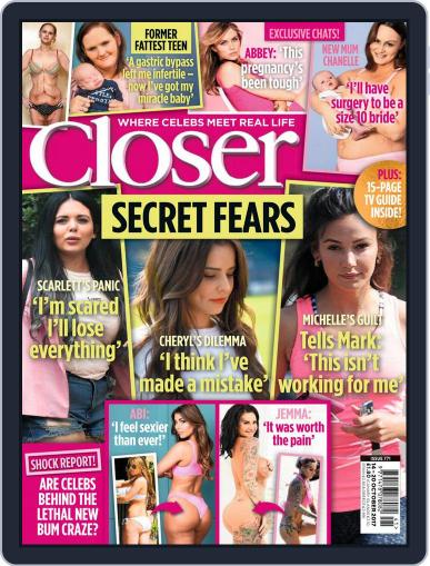 Closer United Kingdom October 10th, 2017 Digital Back Issue Cover