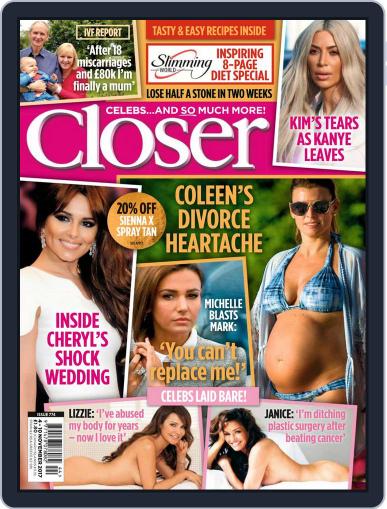 Closer United Kingdom October 31st, 2017 Digital Back Issue Cover