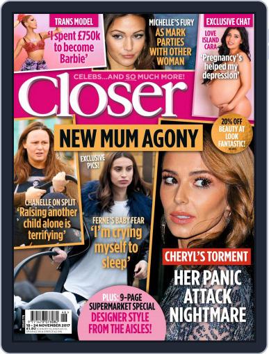 Closer United Kingdom November 14th, 2017 Digital Back Issue Cover