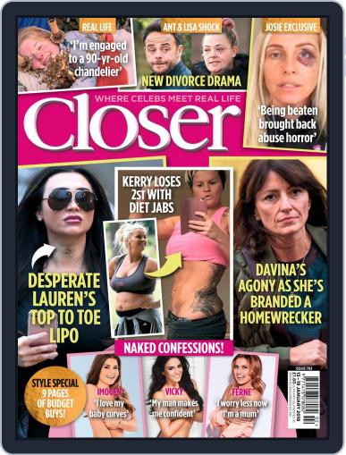 Closer United Kingdom January 13th, 2018 Digital Back Issue Cover