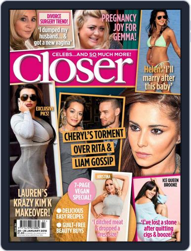 Closer United Kingdom January 20th, 2018 Digital Back Issue Cover