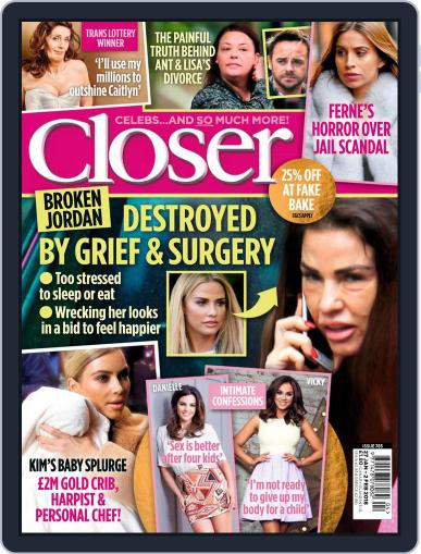 Closer United Kingdom January 27th, 2018 Digital Back Issue Cover