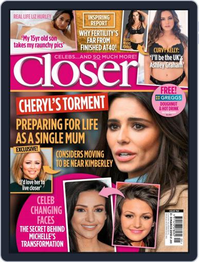 Closer United Kingdom March 3rd, 2018 Digital Back Issue Cover