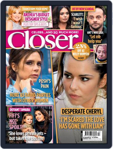 Closer United Kingdom March 31st, 2018 Digital Back Issue Cover