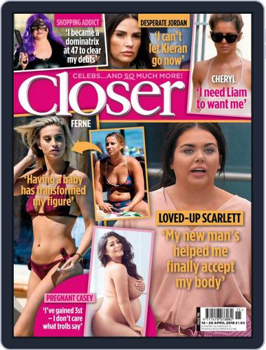 Closer United Kingdom April 14th, 2018 Digital Back Issue Cover