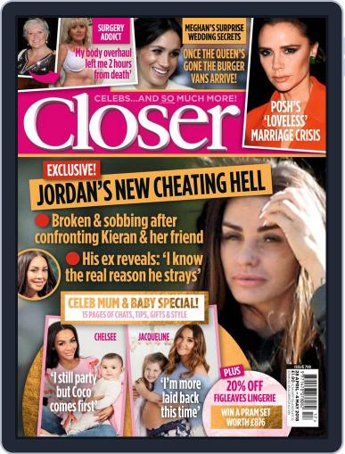 Closer United Kingdom April 28th, 2018 Digital Back Issue Cover
