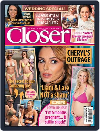 Closer United Kingdom May 12th, 2018 Digital Back Issue Cover
