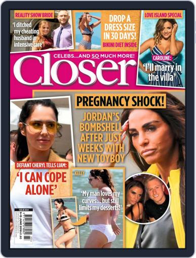 Closer United Kingdom June 9th, 2018 Digital Back Issue Cover