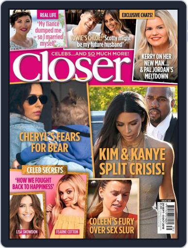 Closer United Kingdom September 29th, 2018 Digital Back Issue Cover