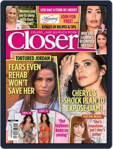 Closer United Kingdom October 6th, 2018 Digital Back Issue Cover