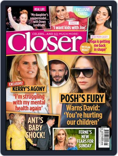 Closer United Kingdom October 13th, 2018 Digital Back Issue Cover