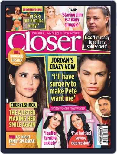 Closer United Kingdom December 15th, 2018 Digital Back Issue Cover