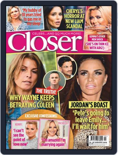 Closer United Kingdom January 19th, 2019 Digital Back Issue Cover