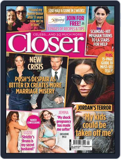 Closer United Kingdom January 26th, 2019 Digital Back Issue Cover