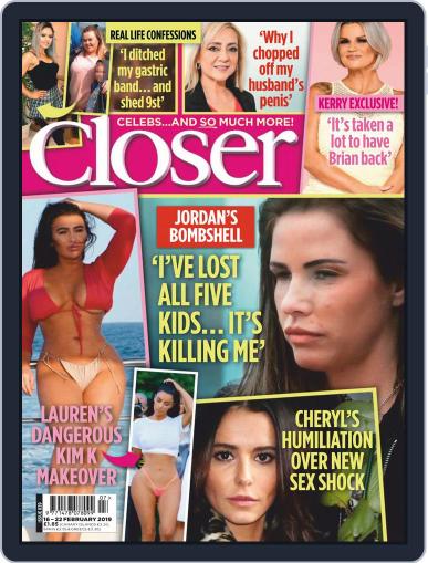 Closer United Kingdom February 16th, 2019 Digital Back Issue Cover