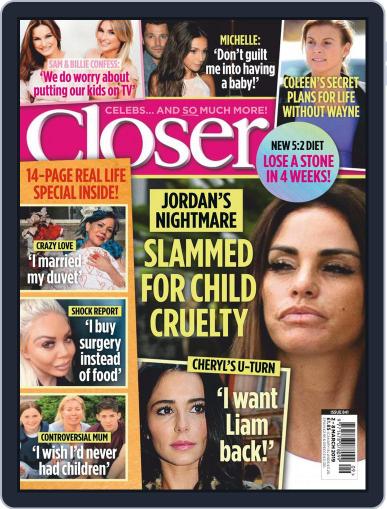 Closer United Kingdom March 2nd, 2019 Digital Back Issue Cover