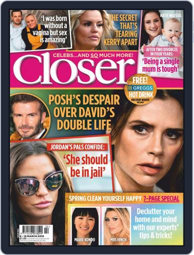 Closer United Kingdom March 9th, 2019 Digital Back Issue Cover
