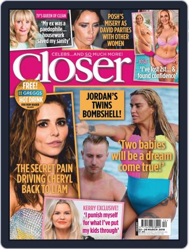 Closer United Kingdom March 13th, 2019 Digital Back Issue Cover