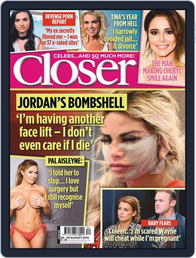 Closer United Kingdom August 24th, 2019 Digital Back Issue Cover