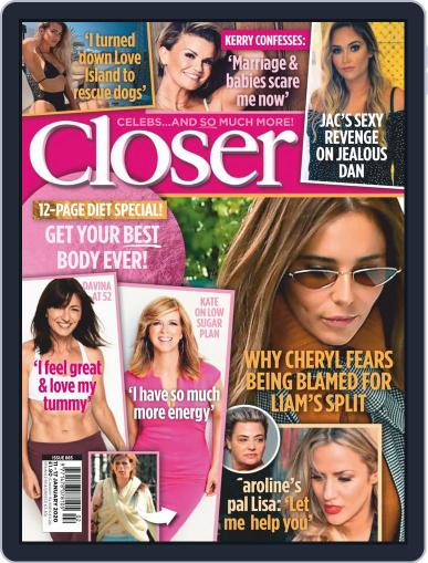 Closer United Kingdom January 11th, 2020 Digital Back Issue Cover