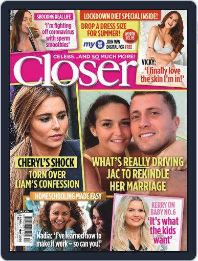 Closer United Kingdom April 25th, 2020 Digital Back Issue Cover
