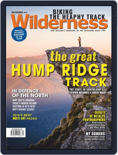 Wilderness New Zealand September 1st, 2019 Digital Back Issue Cover