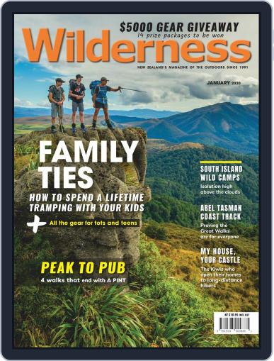 Wilderness New Zealand January 1st, 2020 Digital Back Issue Cover